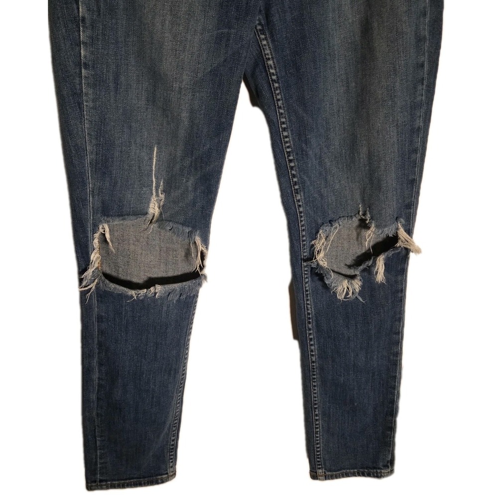 PAIGE Carter Slim Jeans Womens 26 Distressed Skinny Ankle Stretch Denim USA - Picture 4 of 9